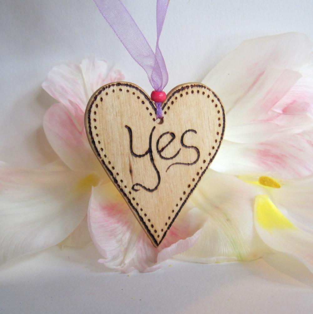 Yes - A Loving Wooden Heart Answers....