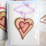 Cupid Heart-on-a-card - Personalized Hanging..