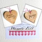 Cupid Heart-on-a-card - Personalized Hanging..
